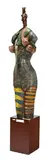 Vladimir Cora, Senorita de Tecuala, 1986, Cedar with hand-painted acrylic