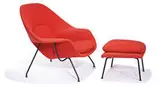 Eero Saarinen, Womb chair and ottoman (2)