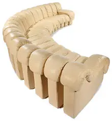 Ueli Berger, Non Stop Sofa, 1972, de Sede for Stendig