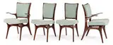 Dining chairs (4) by Vladimir Kagan, c. 1952, Kagan-Dreyfuss, Inc, sold Oct 2014