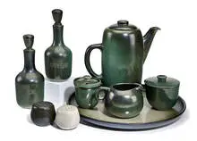 Edith Heath, Service (83 pieces), c. 1948, Heath Ceramics