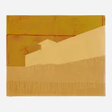 Rex Ray, Untitled, 2002, collage on wood