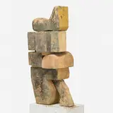 Bent Sørensen, Untitled, pigmented and enameled cement, enameled steel