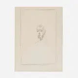Dans le miroir by Alberto Giacometti, 1964, lithograph on BFK Rives, sold Jul 2022