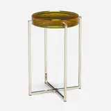 McCollin Bryan, Lens table, acrylic, chrome-plated steel