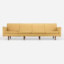 Johannes Aasbjerg, Sofa, c. 1955, teak, upholstery