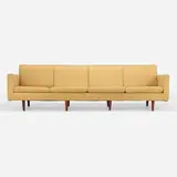 Johannes Aasbjerg, Sofa, c. 1955, teak, upholstery