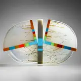 Pavel Hlava, Butterfly, 1989, blown, cut, polished, laminated glass