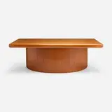 Dyrlund, Skyline desk, c. 1965, teak, leather
