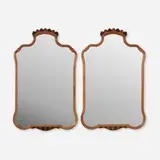Art Déco, Wall mirrors, pair
