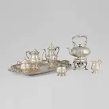 Durham Silver Company, Five-piece coffee and tea service