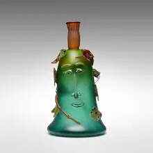 Dan Dailey, Nymph, 1990, sandblasted and acid-polished blown glass, with applied details