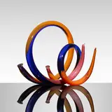 Paul Seide, Spiral Neon, 1989, hand-blown glass, mercury, argon gas