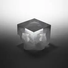 Steven Weinberg, Cube no. 981201, 1989, sandblasted and cut crystal