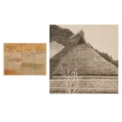 two by Tanaka Ryohei, etching including (i) TV Antenna, [sight: 3 7/8" H x 5 1/8" W], offered Aug 2025