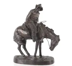 The Norther by Frederic Remington, bronze, offered Nov 2021