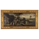 Gillis Mostaert, La famiglia di Enoch, oil on canvas