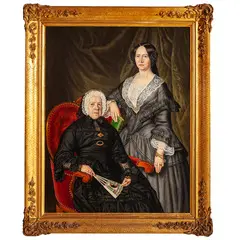 M. Koller, attivo nel XIX secolo / Ritratto di famiglia / Firmato M Koller e datato 1855 in basso a sinistra, oil on canvas