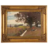Alberto Zardo, Padova 1876 - Firenze 1959 / Paesaggio toscano / Firmato A Zardo in basso a destra