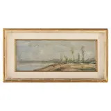 Raul Viviani, Firenze 1883 - Rapallo 1965 / Sulle rive del Ticino / Firmato Raul Viviani in basso a destra