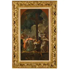 Ubaldo Gandolfi, Il ritrovamento della Vera Croce, oil on canvas