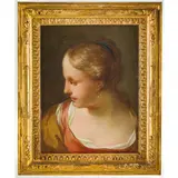 Benedetto Luti, Ritratto di ragazza, oil on canvas