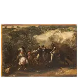 Francesco Graziani, Battaglia, oil on canvas