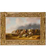 Jan Jacobsz. van der Stoffe, Scontro tra cavallerie europee, oil on panel