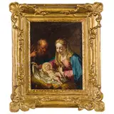 Giambattista Pittoni, Natività, oil on copper