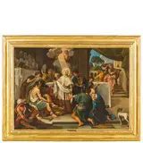 Giuseppe Passeri, Scena di miracolo, oil on canvas