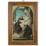 Francesco Zugno, Bozzetto raffigurante Sant'Antonio con il Bambino, oil on canvas