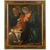 Francesco Prata, Natività, oil on canvas