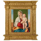 Marco Bello, Madonna col Bambino, oil on panel