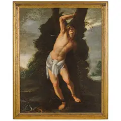 Bernardo Strozzi, San Sebastiano, oil on canvas