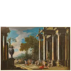 Alberto Carlieri, Sacrificio a Bacco, oil on canvas