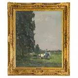 Beppe Ciardi, Venezia, 1875 - Quinto di Treviso, 1932 / Meriggio d'estate / Firmato Beppe Ciardi in basso a sinistra, oil on canvas