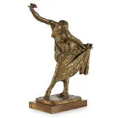 Luigi Panzeri, Lomagna 1865 - Milano 1939 / Passo di danza / Firmato Panzeri sulla base, bronze