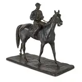 Verbania, 1866 - 1938 / Il trottatore Crapon / Firmato Paolo Troubetzkoy sulla base by Paolo Troubetzkoy, bronze, offered Apr 2025