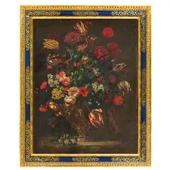Giuseppe Fraschetti, Firenze 1879 - 1956 / Natura morta con trionfo floreale / Firmato Fraschetti in basso a destra, oil on canvas