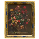 Giuseppe Fraschetti, Firenze 1879 - 1956 / Natura morta con trionfo floreale / Firmato Fraschetti in basso a destra, oil on canvas