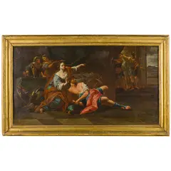 Sebastiano Conca, Sansone e Dalila, oil on canvas