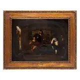 Joos van Craesbeeck, L'allegra compagnia, oil on canvas