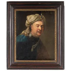 Jan Kupecký, Ritratto del conte Gustav Adolf von Gotter in turbante, oil on canvas