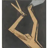 Mario Sironi, Sassari 1885 - Milano 1961 / Studio per illustrazione, 1925 circa, tempera