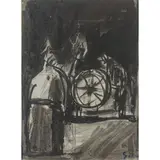 Mario Sironi, Sassari 1885 - Milano 1961 / Studio per illustrazione, 1926 circa