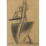 Mario Sironi, Sassari 1885 - Milano 1961 / Studio per illustrazione, 1924 circa