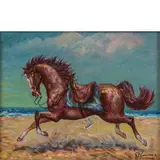 Milano 1921 - 2007 / Il fuggiasco, 1978 by Giovan Francesco Gonzaga, oil on canvas, offered Jun 2025