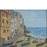 Michele Cascella, Ortona 1892 - Milano 1989 / Senza titolo, oil on canvas