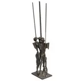 Nag Arnoldi, Locarno 1928 / Tre Cavalieri, 1995, bronze