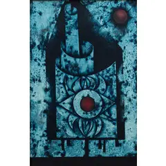 Mikuláš Medek, PRAGA 1926 - 1974 / A Head of the Tower Designer VII, 1968, oil on canvas